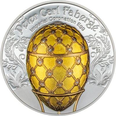 Mongolia - 2024 - 1000 Togrog - Imperial Coronation Egg Peter Carl Fabergé