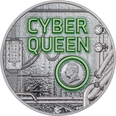 Cook Islands - 2024 - 20 Dollars - Cyber Queen Rebirth