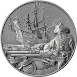 Barbados - 2023- 5 Dollars - Queen Anne Revenge Captains of Fortune