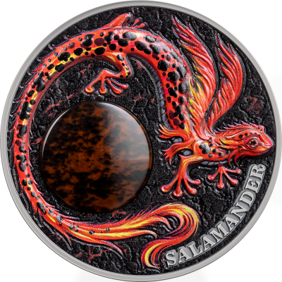 Ghana - 2024 - 10 Cedis - Salamander Chronicles of Fire