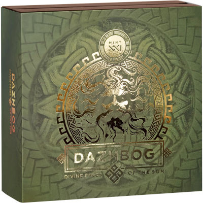 Niue - 2024 - 5 Dollars - Dazhbog Divine Faces of the Sun