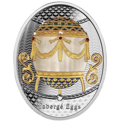 Niue - 2023 - 1 Dollars - Garlands Faberge Egg