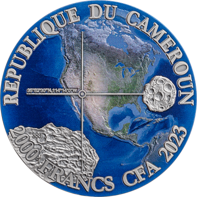 Cameroon - 2023 - 2000 Francs - Gold Basis Meteorite