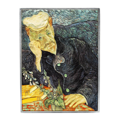 Chad - 2021 - 10000 Francs - Self Portrait Of Dr. Gachet Color Vincent van Gogh (incl box)