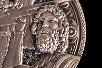 Chad - 2024 - 10000 Francs - Zeus at Olympia 2oz silver coin