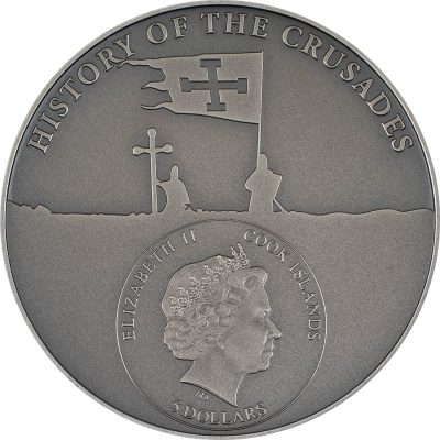 Cook Islands - 2023 - 5 Dollars - History of the Crusades PRUSSIAN CRUSADE