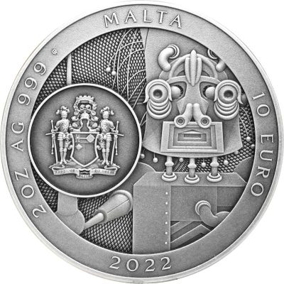 Malta - 2022 - 10 Euro - Stanislaw Lem Master of Science Fiction