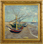 Niue - 2023 - 1 Dollars - Fishing Boats Van Gogh