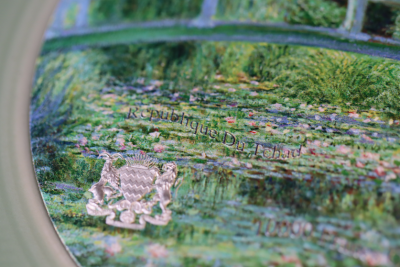 Chad - 2024 - 10000 Francs - Water Lily Pond 1889 By Claude Monet Celadon Porcelain