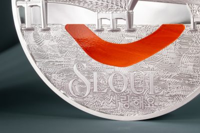 Palau – 2024 – 50 Dollars – Tiffany Art Metropolis SEOUL 1 kilo edition