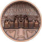 Cook Islands - 2024 - 1 Dollar - Château de Chambord copper