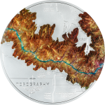 Cook Islands - 2024 - 100 Dollars - Grand Canyon Topography KILO EDITION