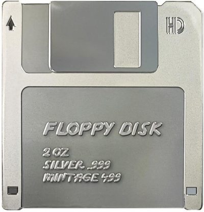 Niue - 2024 - 2 Dollars - Floppy Disk TechStalgic series PLAIN VERSION