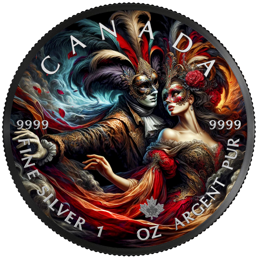 Canada 2024 5 Dollars Carnival / Color Maple Leaf NumisCollect