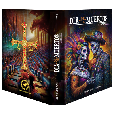 Mexico - 2023 - 1 oz - Dia de los Muertos/ Color Libertad