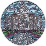 Palau - 2024 - 20 Dollars - Taj Mahal / Dot Art series