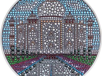 Palau - 2024 - 20 Dollars - Taj Mahal / Dot Art series