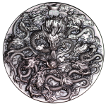Chad - 2024 - 18888 Francs - Pearl with 9 Dragons