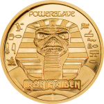 Cook Islands - 2024 - 5 Dollars - Iron Maiden Powerslave small gold