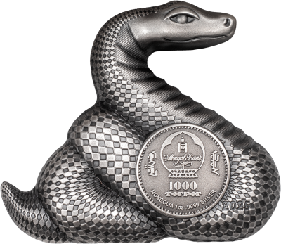 Mongolia - 2025 - 1000 Togrog - Year of the Snake 3D