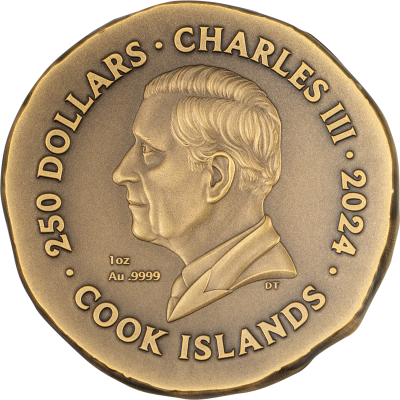 Cook Islands - 2024 - 250 Dollars - Arethusa Numismatic Icons 1oz gold