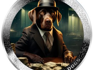 Cameroon - 2025 - 1000 Francs - Mafia Banker Dog AI•NIMALS