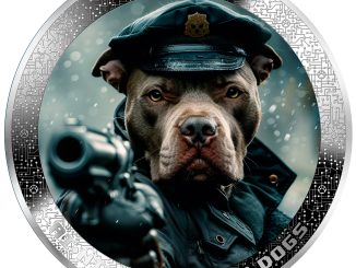 Cameroon - 2025 - 1000 Francs - Police Dog AI•NIMALS