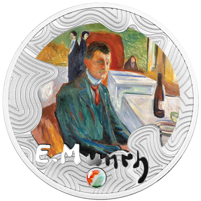 Cameroon - 2024 - 500 Francs - Self Portrait 160th Anniversary Edvard Munch