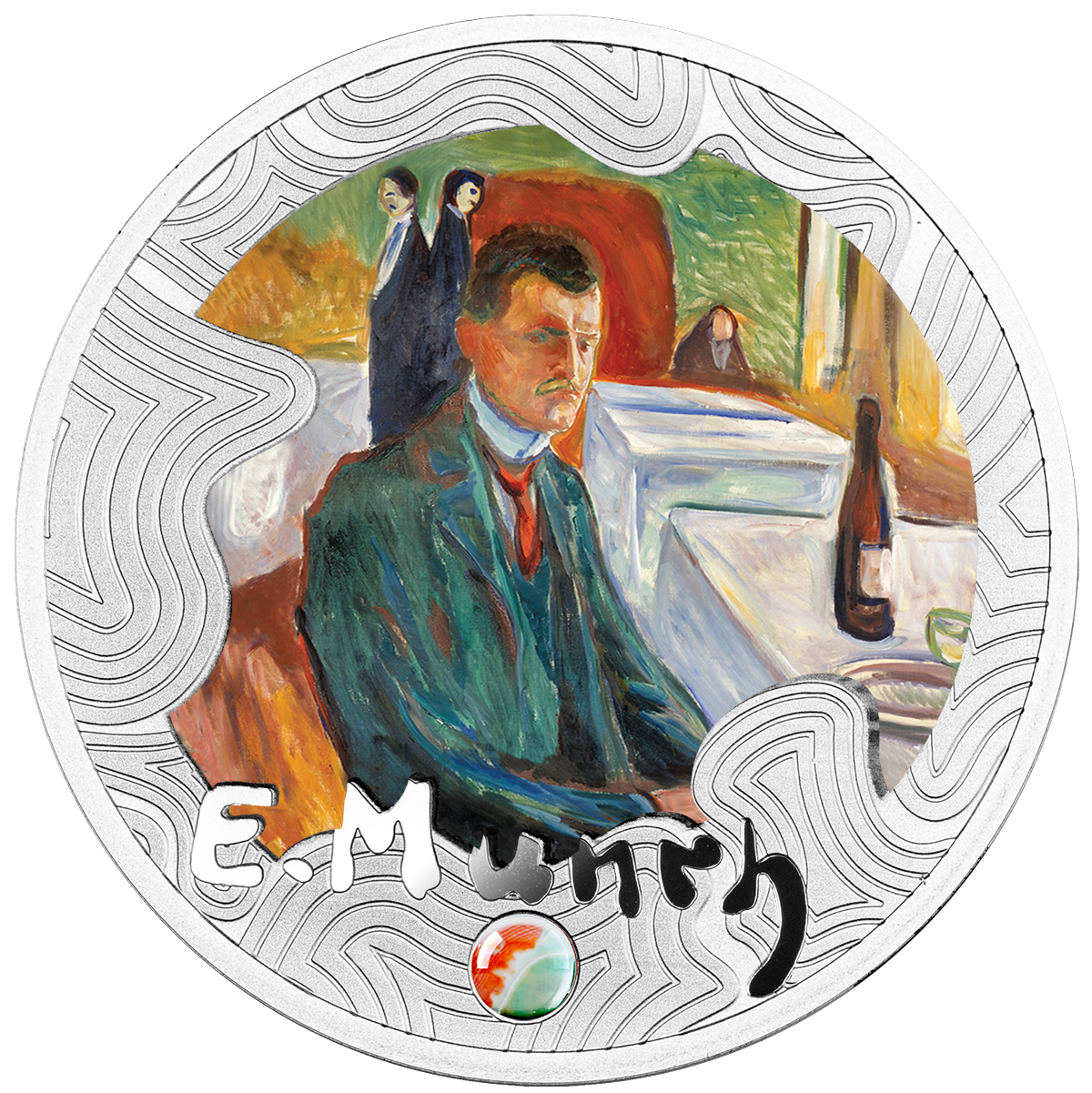 Cameroon - 2024 - 500 Francs - Self Portrait 160th Anniversary Edvard Munch
