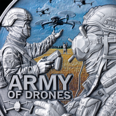 Ghana - 2024 - 10 Cedis – Army of Drones