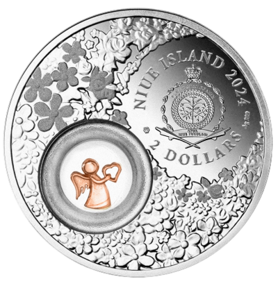 Niue - 2024 - 1 Dollars - Guardian Angel, everyday care and protection
