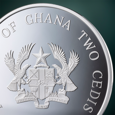 Ghana - 2025 - 2 Cedis - Year of the Snake Lunar Year Series