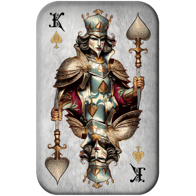 Cast Bar - 2024 - Poker Cards series - KING OF SPADES