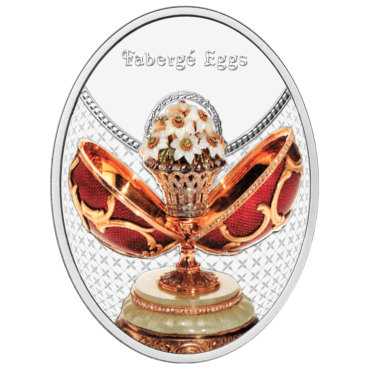 Niue - 2024 - 1 Dollars - Spring Flower Faberge Egg