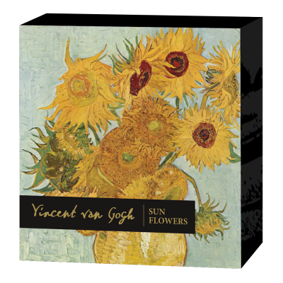 Niue - 2023 - 2 Dollars - Sunflowers van Gogh 2oz series