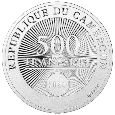 Cameroon - 2024 - 500 Francs – Welcome to the World silver