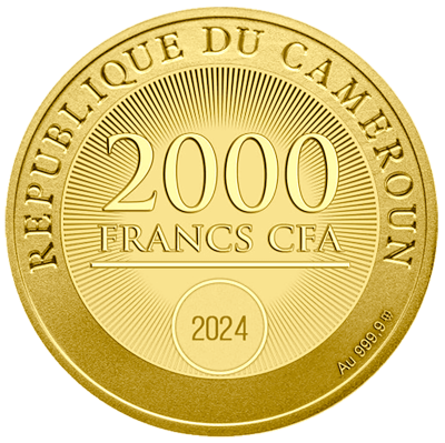 Cameroon - 2024 - 2000 Francs – Welcome to the World small gold