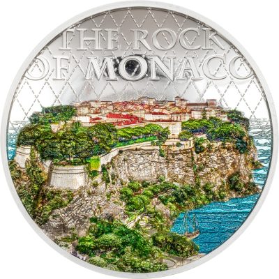 Cook Islands - 2024 - 10 Dollars - Rock of Monaco / Architectures of the World Series