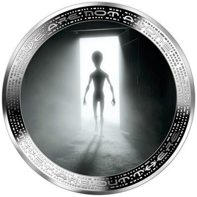 Cameroon - 2025 - 1000 Francs - UFO & Aliens ALIEN IN A DREAM 1oz silver
