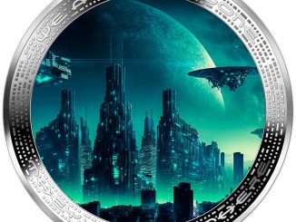 Cameroon - 2025 - 1000 Francs - UFO & Aliens ALIEN WORLD & UFO 1oz silver
