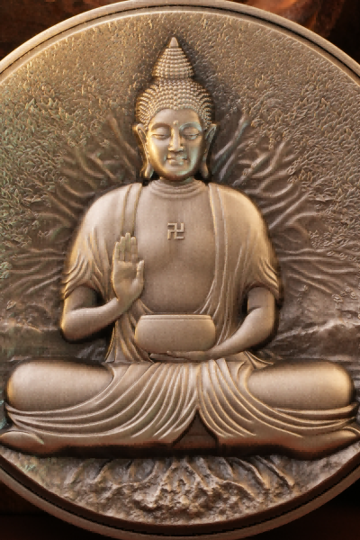 Chad - 2024 - 10000 Francs - Buddha Bi-Metal Version ANTIQUE