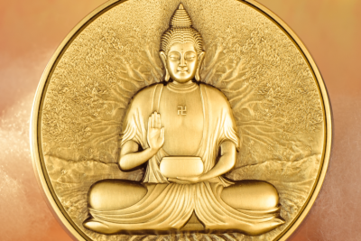 Chad - 2024 - 10000 Francs - Buddha Bi-Metal Version GILDED