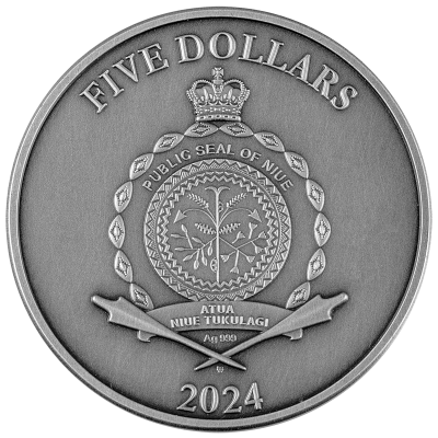 Niue - 2024 - 5 Dollars - Ladybug / Protection and Prosperity