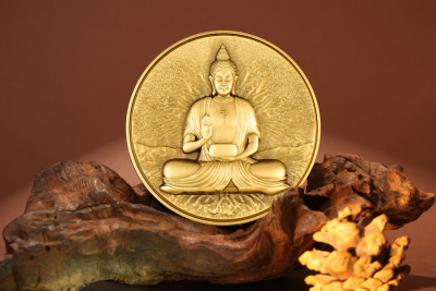 Chad - 2024 - 10000 Francs - Buddha Bi-Metal Version GILDED