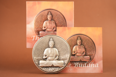 Chad - 2024 - 10000 Francs - Buddha Bi-Metal Version ANTIQUE