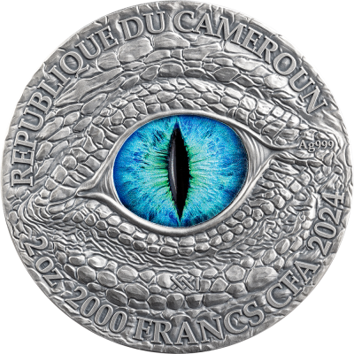 Cameroon - 2024 - 2000 Francs - Frost Dragon (Dragonology series)