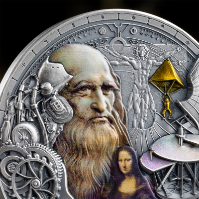 Cameroon - 2024 - 2000 Francs - Leonardo Da Vinci (Futurists of the Past series)