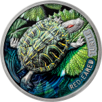 Niue - 2024 - 2 Dollars - Red-Eared Turtle (Lifelong Journey series)