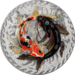 Niue - 2024 - 1 Dollars - Koi Fish Meteorite Coin series