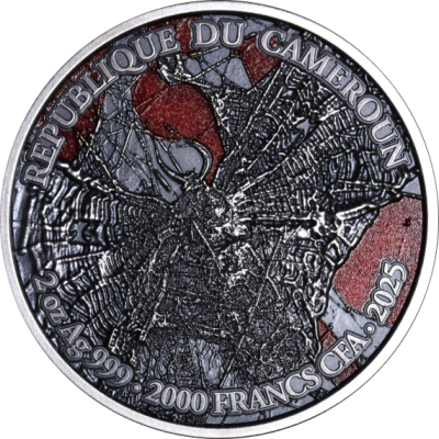 Cameroon - 2025 - 2000 Francs - Tarantula Spiders